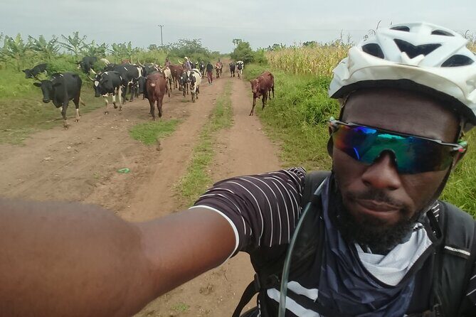 7 Hours Guided Cycling Tour to Sezibwa Waterfalls - Return by boat: why the finish feels so sweet