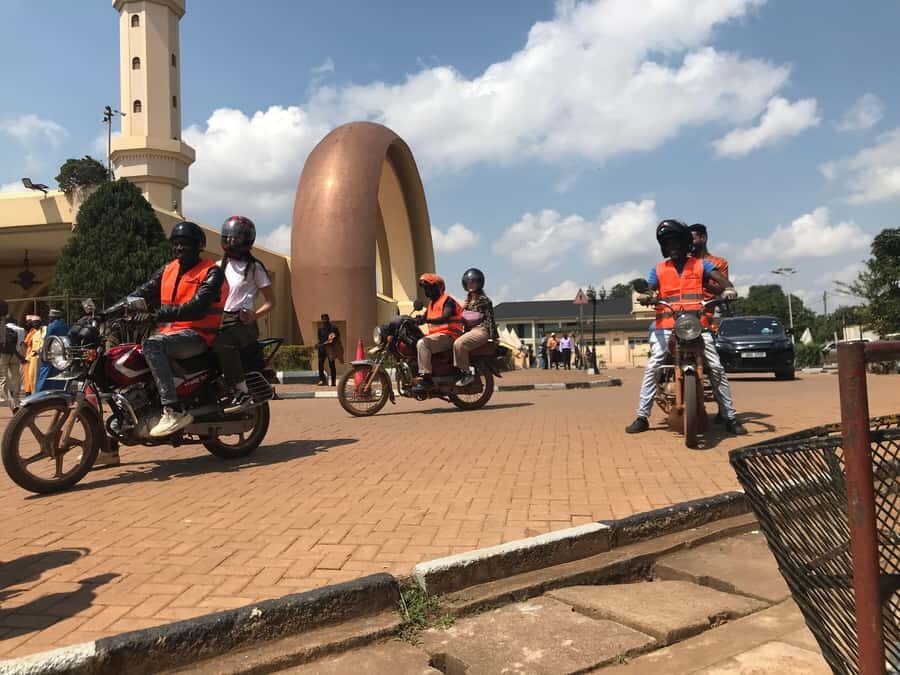 KAMPALA MOTOR BIKE TOURS (boda boda tours) - Gaddafi National Mosque and Kabaka’s Palace: Big Symbols, Guided Stops