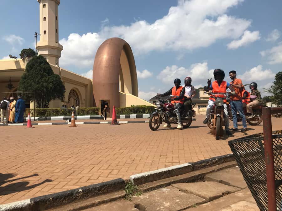 KAMPALA MOTOR BIKE TOURS (boda boda tours) - Bahá’i Temple and Independence Monument: A Breather Between Big Stops