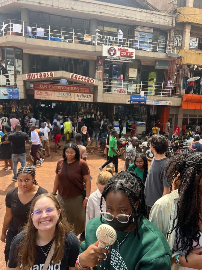 The best Kampala walking experience tour - Gadafi Mosque tower climb: the 360-degree view payoff